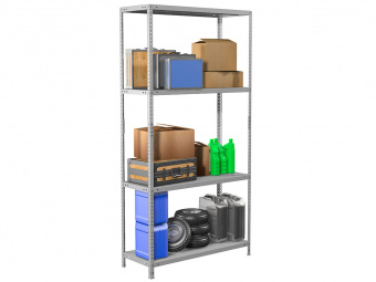 СТЕЛЛАЖ MS STANDART 200KD/100X40/4