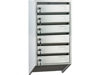 МНОГОКВАРТИРНЫЕ ПОЧТОВЫЕ ЯЩИКИ ПРАКТИК PB-6C KL