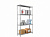СТЕЛЛАЖ MS STANDART 150KD/75X40/4